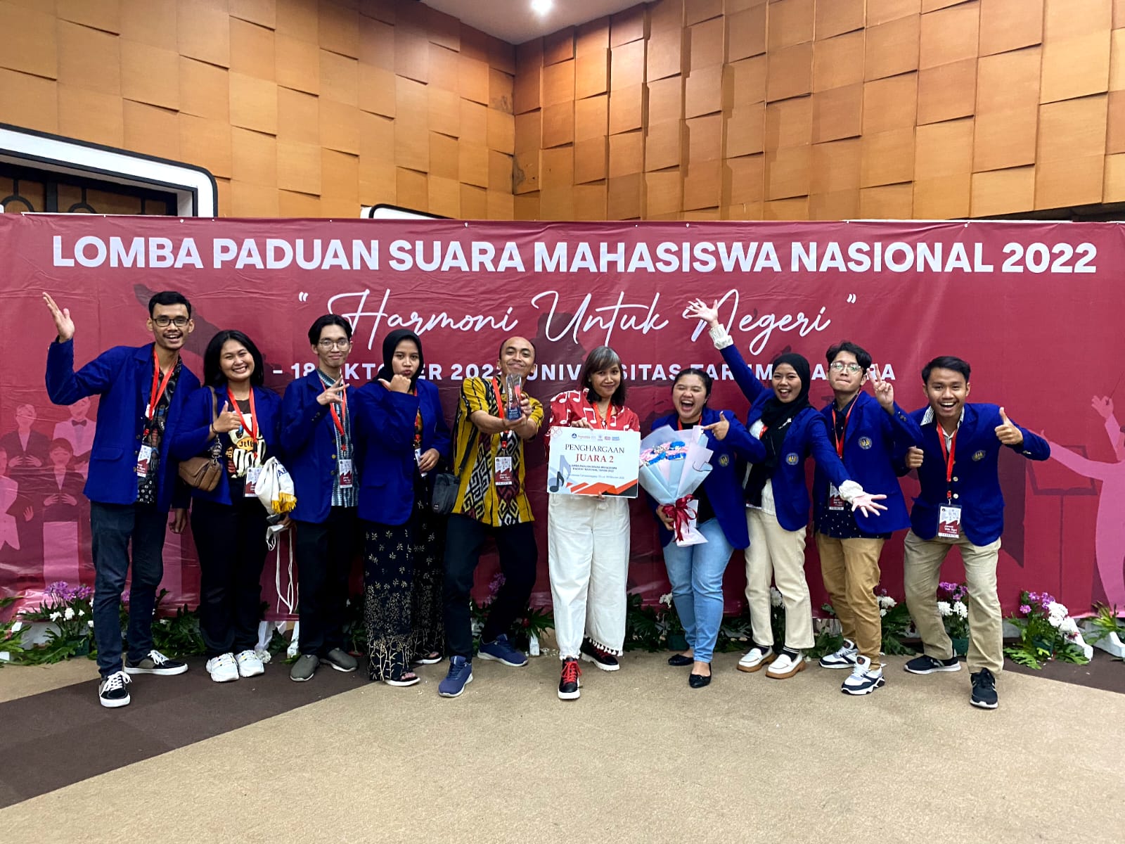 Psm Swara Wadhana Uny Berhasil Mendapatkan Juara 2 Dalam Lomba Paduan